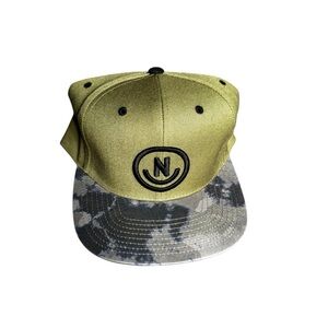 Neff Olive and Gray Camo Snapback Hat